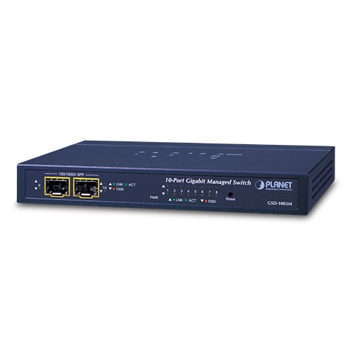 GSD-1008HP - Switch Plug & Play Gigabit Ethernet 10 ports 10/100